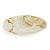 Тарелка десертная 20см LUCKY Мрамор плоская белый/бежевый керамика 000000000001220251
