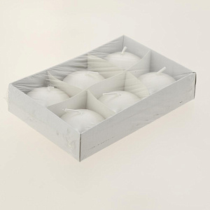 Декоративный Набор свечей "Металлик" 6шт. 20гр. (микс) R010696 000000000001196379