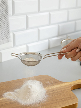 Сито 8,5см DE'NASTIA с ручкой нержавеющая сталь 000000000001219239