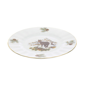 Десертная тарелка Охота Porcelaine Czech Gold Hand s.r.o., 19 см 000000000001136128