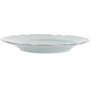 Обеденная тарелка Серый Орнамент Люкс Хауз, 24 см 000000000001003639