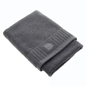 Полотенце DE'NASTIA 70х130см серый 100%Хлопок D000060 000000000001124305