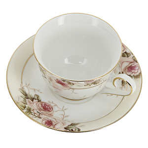 Чайная пара 220мл Цветы Balsford 000000000001170942