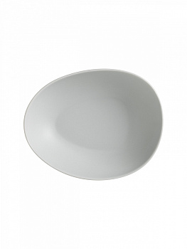 Тарелка суповая 800мл DE'NASTIA Оливки-однотон серый фарфор 000000000001225125