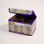 Коробка для хранения вещей 25x19x13см РУТАУПАК ЛАВАНДА с откидной крышкой ткань 000000000001211961