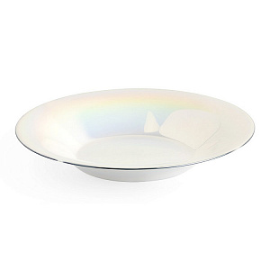 Тарелка суповая 21,5см 415мл LUCKY белый жемчуг стеклокерамика 000000000001218949
