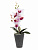 Цветок искуственный Орхидея в горшке 39см пластик 000000000001217055