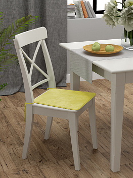 Подушка на стул DE'NASTIA 40х35х38см память лимонный P111151 000000000001196017