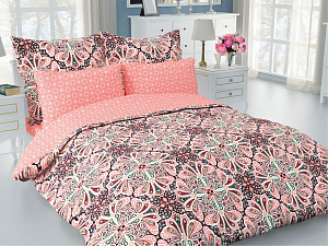 Комплект постельного белья 2спальное DE'NASTIA Калейдоскоп сатин 70x70см-2шт new C010704 000000000001176400