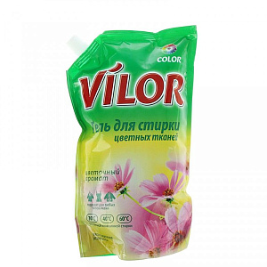 VILOR Гель-концентрат для стирки цветных тканей, 1000г,12331 000000000001192412