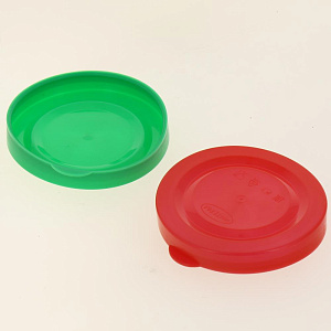 Набор крышек 10шт ИНТЕРМ цветные высший сорт полиэтилен 000000000001176027