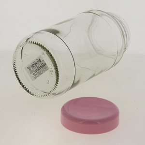 Банка для хранения 1350 мл розовая крышка 126-13101 000000000001182818