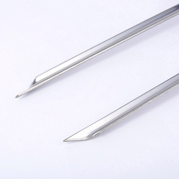 Вилка-шампур 65см с деревянной ручкой ЭКО нержавеющая сталь 000000000001211089