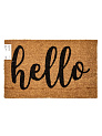 Коврик придверный 45х75см FORA Hello графит кокос 000000000001227663