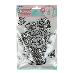 Стикер крючок Ваза с цветами Room Decoration 000000000001127376