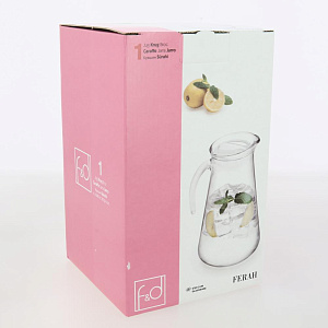 FERAH Кувшин 1,5л PASABAHCE F&D с крышкой стекло 000000000001211388