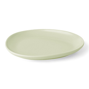 Тарелка десертная 18,5x15x2см DE'NASTIA Оливки-однотон плоская оливковый фарфор 000000000001217751