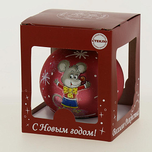 Шар 4,5 Цирк стекло 9см NP-1286 000000000001039411