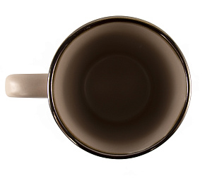 Кружка 330мл металлический ободок в ассортименте керамика POC-O-27500-22-53 000000000001216120