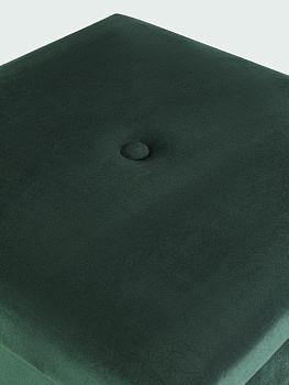 Пуфик складной 38х38х38см куб изумрудный велюр 000000000001226415