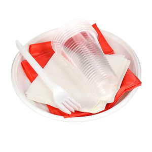 Набор одноразовой посуды для пикника Европак Трейд, 36 шт. 000000000001142535