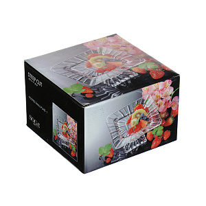 Квадратное блюдо на ножке Стип Кат Soga, 16 см 000000000001127616