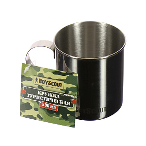 Туристическая кружка Boyscout, 300мл, нержавеющая сталь 000000000001141585