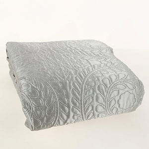 Покрывало DeN Палермо 240х260 атл/мат серый круги U000225 000000000001203053