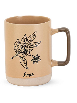 Кружка 400мл Ботаника керамика 000000000001229752