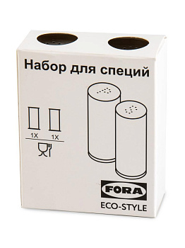 Набор для специй 2 предмета 3,2х8см FORA нержавеющая сталь/полипропилен 000000000001228450