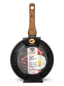 Сковорода 20см LUCKY GRANITE индукция антипригарное покрытие алюминий 000000000001217811
