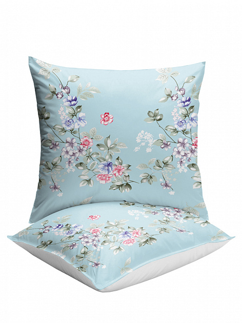 Комплект постельного белья 1,5-спальный LUCKY Василиса 1наволочка70х70см 1пододеяльник215х145см 1простыня215х150см голубой бязь 100% хлопок 000000000001199397