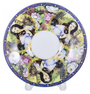 Набор чайный фарфор 12шт 6чашек 250мл+6 блюдец подарочная упаковка МАДОННА 156-01004 000000000001195492