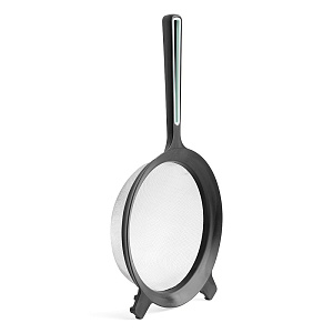 Сито малое D14см DE'NASTIA мятное/черное пластик нержавеющая сталь 000000000001212511