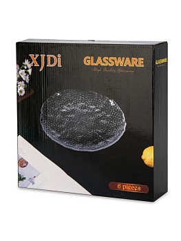 Этажерка-фруктовница 14см/19см/25,5см стекло 000000000001228286