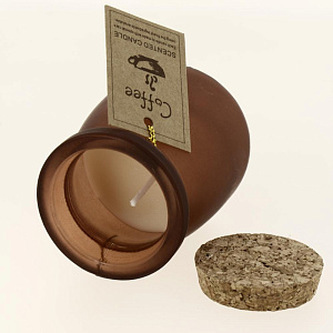 Свеча ароматизированная "Кофе" в стеклянной банке 5x8см R011081 000000000001199246