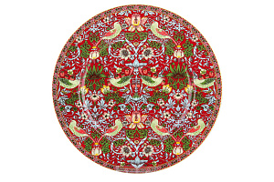 Тарелка обеденная 24смStrawberry Thief (red)P016-A07023R 000000000001195090