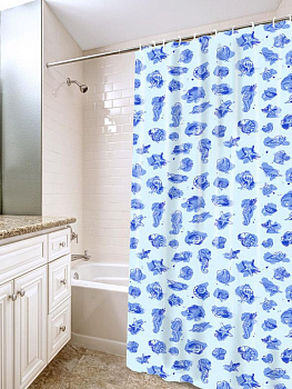 Штора для ванной 180х180см V-LINE полиэтилен 000000000001022720