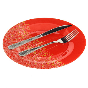 Столовый набор Flowerfield Red Luminarc, 19 предметов 000000000001060749