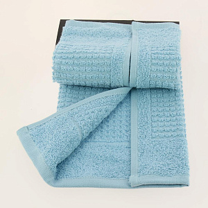 Полотенце 30х50см ПОСУДА ЦЕНТР голубой хлопок 000000000001187022