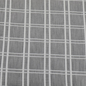 Покрывало 260х240см DE'NASTIA клетка 3слоя серое жаккард 55%хлопок 45%полиэстер 000000000001183169