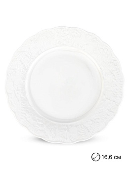 Тарелка пирожковая 16,6см Barocco фарфор 000000000001230128