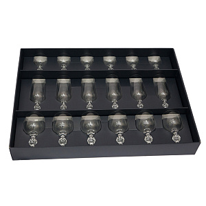 Набор бокалов Клаудия Crystalite Bohemia s.r.o., 18 предметов 000000000001006568