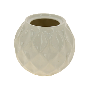 Ваза шарик №3 белый 12 см ввр-24418 000000000001191989