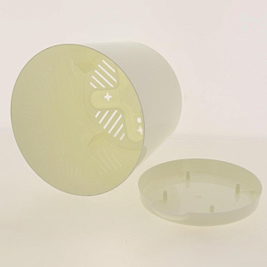 Горшок для цветов Easy Grow D120 с прикорневым поливом 0,75л Сливочный ING47012СЛВ 000000000001191657