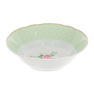 Салатник Mix&Match Porcelaine Czech Gold Hands, светло-зелёный, 15 см 000000000001136214