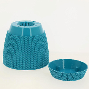 Кашпо 2,5л SUN PLASTIK вязание пластик 000000000001188647