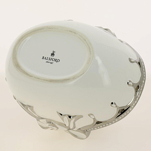 Корзинка сервировочная фарфор 23х17х17см белая упаковка BOWKNOTL  Balsford 147-31018 000000000001194027