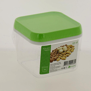 БАНКА КВАДР.0,6л ДЛЯ СЫП. 4326600 000000000001151223