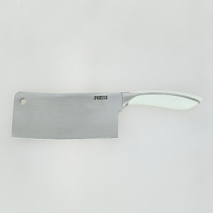 Нож-топорик кухонный 17,7см DE'NASTIA белая ручка нержавеющая сталь/пластик 000000000001210800
